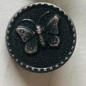 Antique handcrafted Butterfly pair Bottons